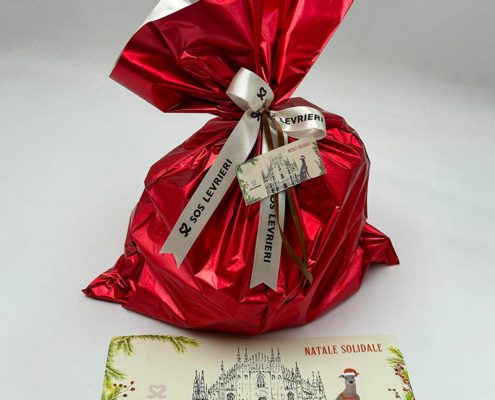 Panettone SOS Levrieri - rosso